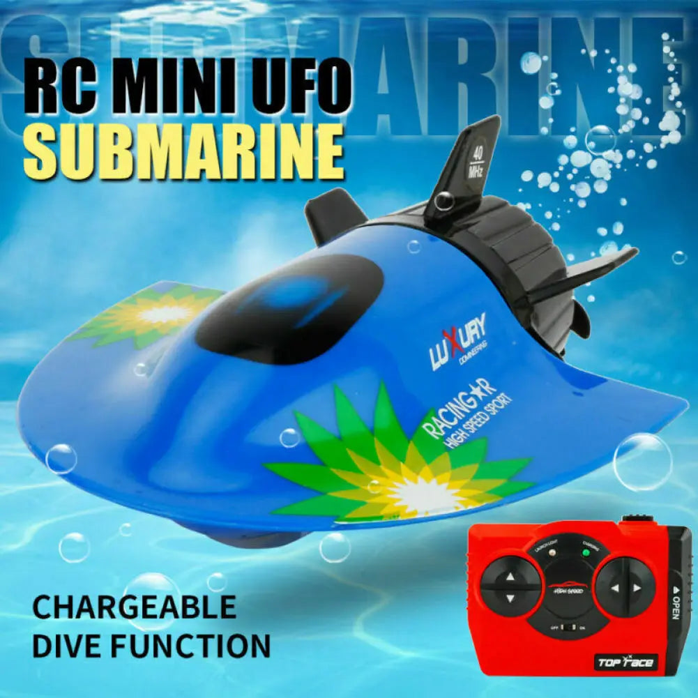 RC Submarine Mini U-Boat, Diving Boat Model