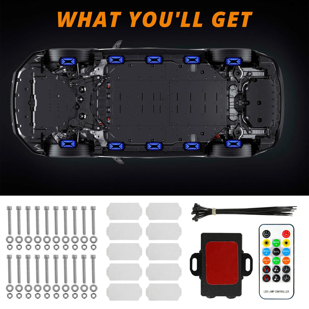 240 LED APP/Control RGB Lights for Underbody