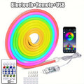RGBIC Flexible BT LED USB Strip Lights